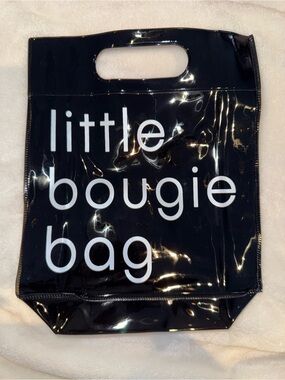 Little Bougie Bag Glossy Black Tote